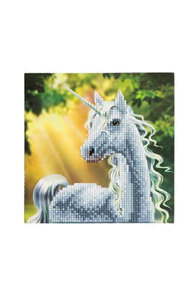 Craft Buddy Creative set of crystal paintings Sunshine Unicorn, 18x18cm,