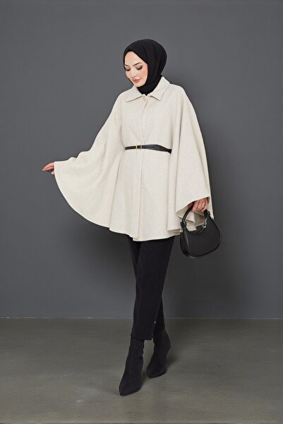 Cochines Μπεζ εκρού χρυσό κοντό παλτό με κορδόνια και κουμπιά, γιακά πουκάμισου, μακρύ παντζόνι, τουνίκ, μακρύ παντζόνι