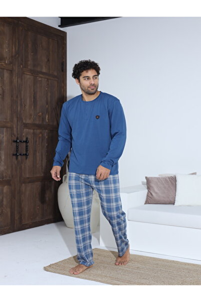 BOYRAZ 70023 ERKEK SÜPREM PENYE U.KOL PİJAMA TAKIMI