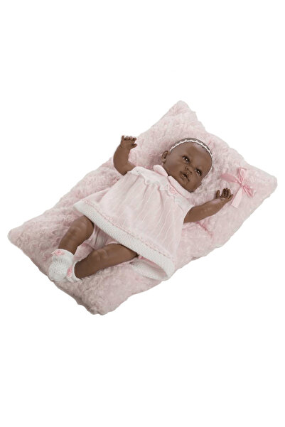 Berbesa Papusa interactiva Sarah cu paturica roz, 50 cm,