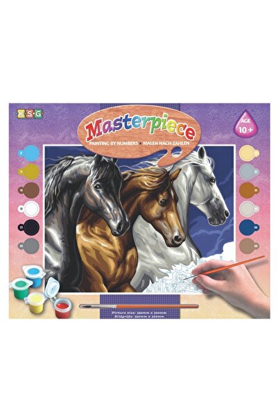 Sequin Art Creative painting set - SPBN - Wild horses, 39.5x32x2cm,