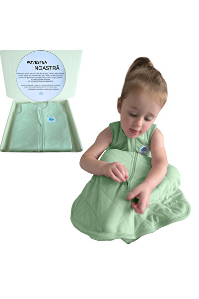 Miriboo Sleeping Bag for Babies and Children, 6-12 months, 1 TOG, PREMIUM Bamboo, Temperature Indicator