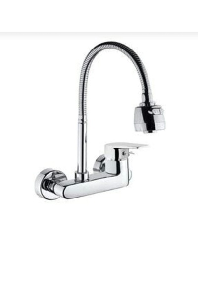 Genel Markalar Eska Armatür Duvardan Aplik Mutfak Bataryası Çift Fonksiyonlu