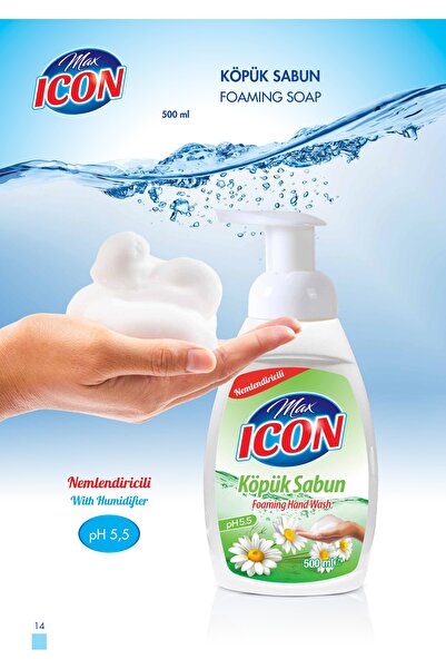 MAX ICON Sıvı Sabun - Köpük Sabun - 500 ML
