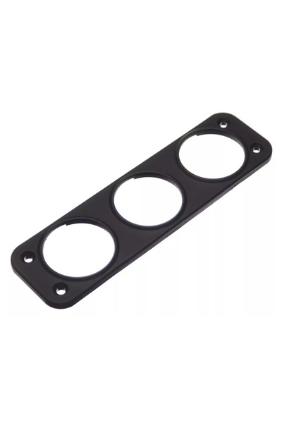 SCi Suport aplicat pentru 3x prize auto surub negru A13-216DTP