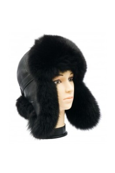 PFA CIOCARLAN ELENA CBU008 - pălărie din blană de raton, raton, vulpe cu urec...