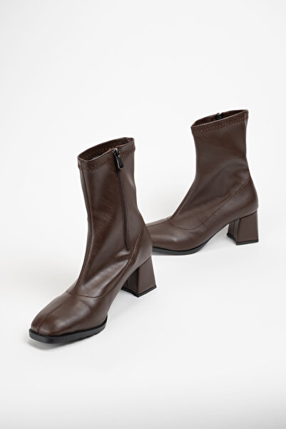 Munshoes Helene Women's Stretch Heeled Boots