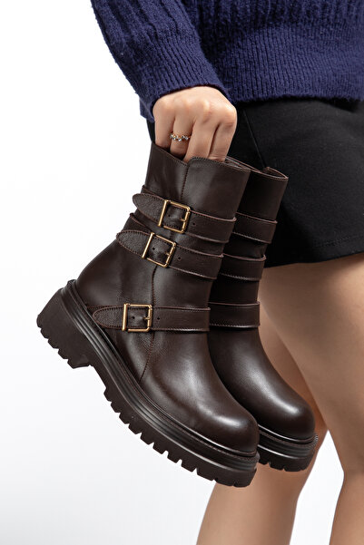 Elile Shoes Genuine Leather Women's Winter Boots from Size 35 to Size 41-42-43