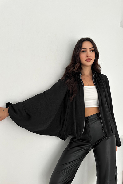 Noa Noa Women's Balloon Sleeve Gathered Jacket – Flow Ease