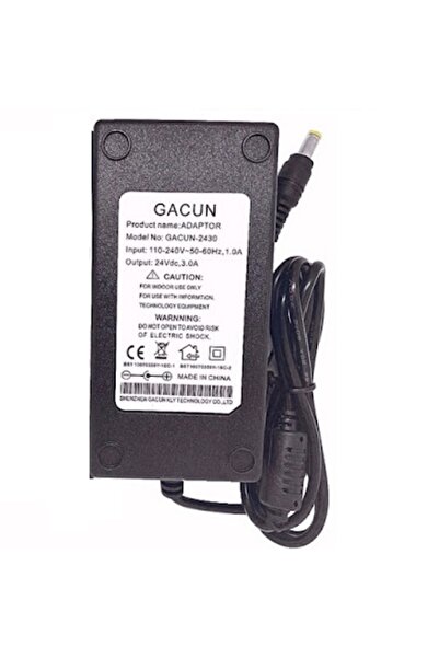 OEM Power supply 110-240V - 24V 3A 5.5x2.5mm without power cable included