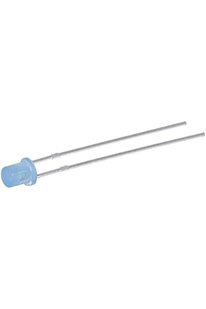 OEM LED 3mm albastru 2.6-3.6V 210-350mcd platină frontală grad 110 LUCKYLIGHT...