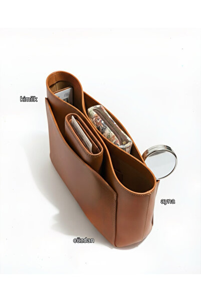 HOOKAHEY Bag Organizer Taba Color Handle Bag Organizer Longchamp Organizer