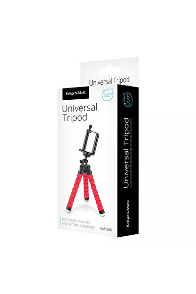 Kruger&Matz Red phone/camera tripod