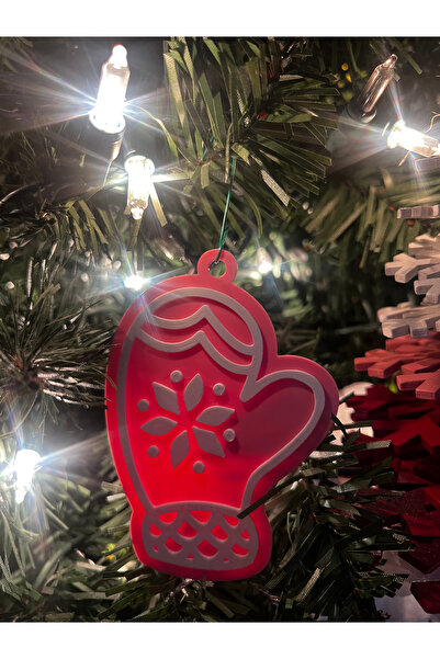 genomera Gingerbread-Shaped Christmas Ornaments (Contains 14 Different Ornaments in Mixed Colors)