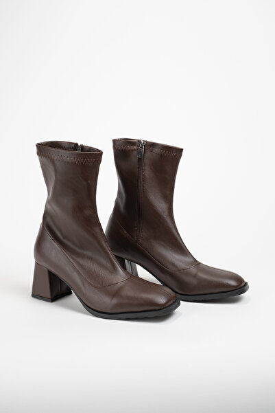 Munshoes Helene Women's Stretch Heeled Boots