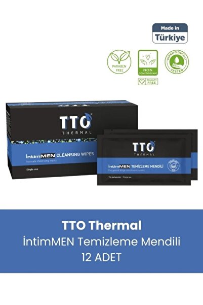 TTO THERMAL İntiMEN TEMİZLEME MENDİLİ 12 ADET