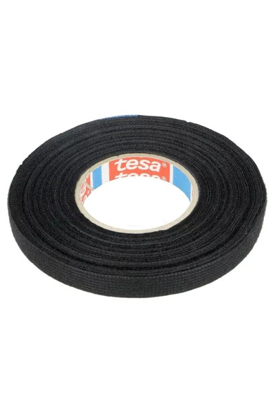 Tesa Banda din panza vata din PET W 9mm L 15m neagra 51608-00005-00