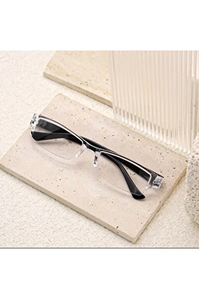lenzio Stylish Lightweight Rimless Design Magnifying Glass Blue Light Protection Screen Book Reading Glasses