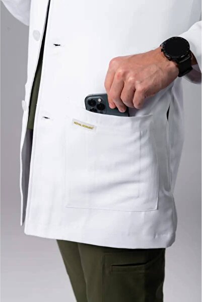 Royal Royal Lab Coat, White