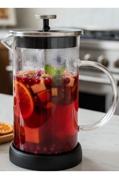 OEM Coffee Maker Piston Coffee Tea, French Press 1000 ML, Heat-resistant Glass and Stainless Steel