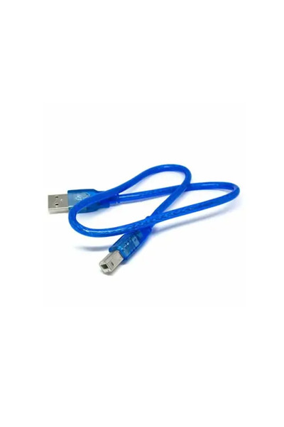 OEM Shielded USB A to USB B cable 30cm blue