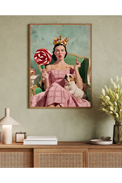 woodhomeworks Ένα τεμάχιο Διακόσμηση γραφείου σαλονιού ζωγραφική Vrynt