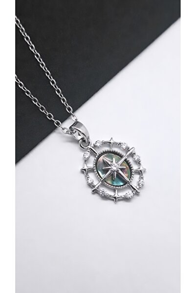 Serenity North Star Figure Steel Necklace