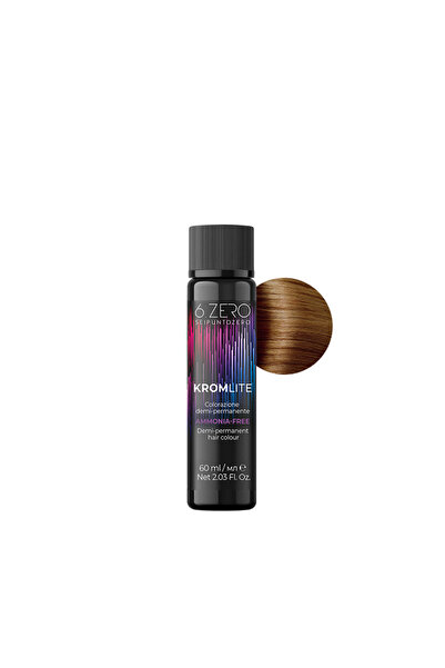 6.Zero Professional hair dye, demi-permanent ammonia-free Kromlite 8 Light Blonde 60 ml