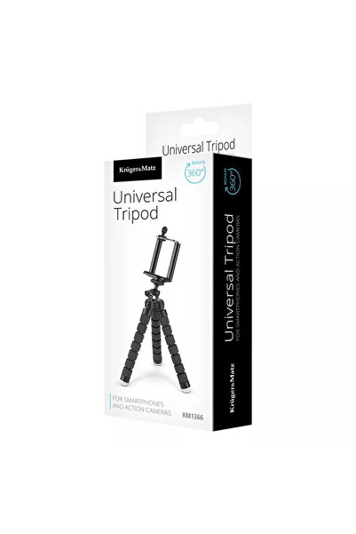 Kruger&Matz Black phone/camera tripod
