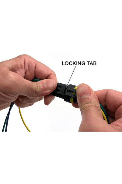 TE Connectivity Superseal cable connector set 1.5 male 4 pin female 4 pins included + 4 gaskets included IP67 TE Connec