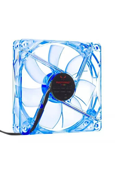 Riotoro Ventilator Cross-X Clear Classic 120mm iluminare albastra