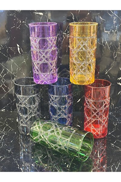 pırıltı home 6 Pieces of Colorful Honeycomb Model Cutting Soft Drink Cup