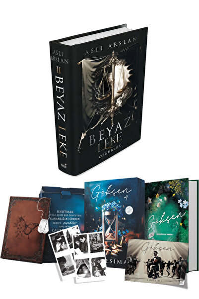 İndigo Kitap Beyaz Leke 2 Özgürlük Ciltli ve Özel Seri-Gökçen 4 - Ciltli Hedi...