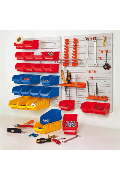 Handy Organizator de perete cu 43 piese 840 mm x 590 mm x 20 mm 10944