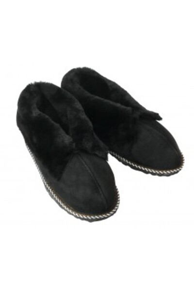 PFA CIOCARLAN ELENA Γυναικείες παντόφλες (μπότες) από γούνα και γνήσιο δέρμα ...