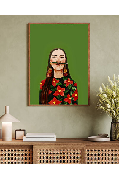 woodhomeworks Tek Parça Salon Ofis Dekor Tablo Vrynt