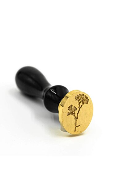 ARTIZAAR Stampila ovala sigiliu ceara, model Yarrow, 22x28 mm