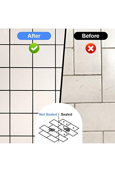 MaffStuff Permanent Corrector Marker for Tile & Stoneware Joints Black 15ml MaffStuff® ✨