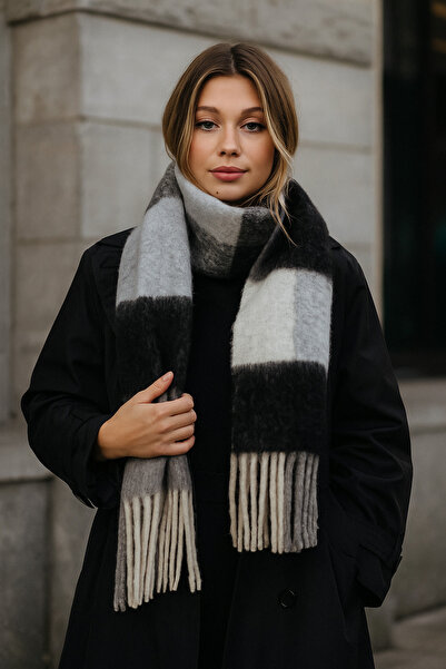 keisy Amela Premium Scarf Soft Textured Shoulder Shawl (Extra Thick and Soft)