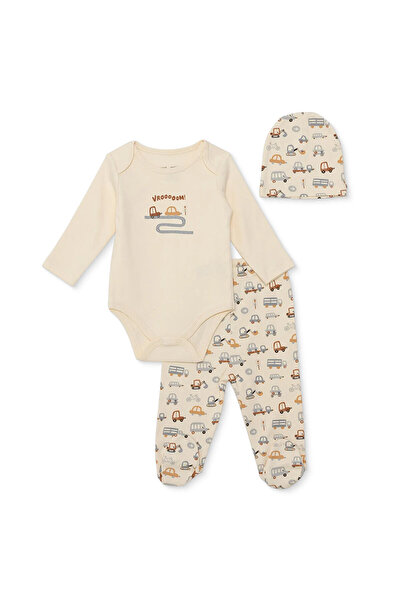 ebebek Hello Baby HelloBaby Yenidoğan Body-Patikli Alt-Şap