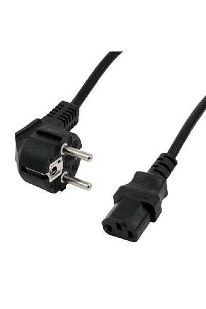 OEM Cablu alimentare PC 1.2m schuko tata 90 grade CEE 7/7 la IEC320-C13 mama conductor aluminiu cuprat