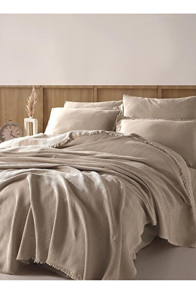 BOHORIA 100% Pure Cotton Blanket, Bohoria, OEKO-TEX, for sofa, armchair and bed, 200x230 cm