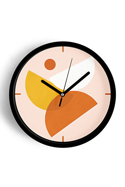 JHAAR Ceas de perete modern cu tematică geometrică abstractă - 42 cm - Carcas...