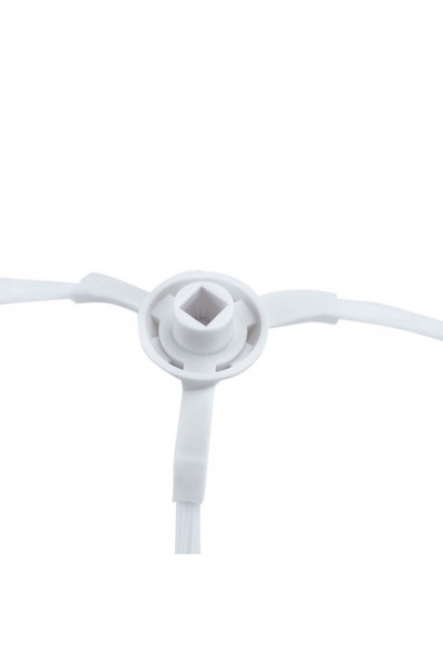 ROPALDE 4Pcs White Side Brush Compatible with Xiaomi S10 (B106Gl) Robot Vacuum Cleaner - Spare Parts Kit