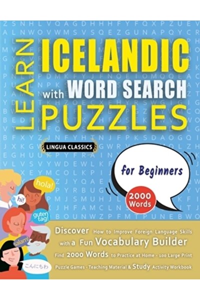 INDEPENDENT CAT ÎNVAȚĂ ISLANDEZA CU PUZZLE-URI DE CĂUTARE DE CUVINTE PENTRU Î...