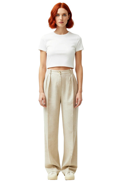 PayBuy Women's High Waist Wide Leg Pants Functional Durable Quality Comfortable Aesthetic Casual