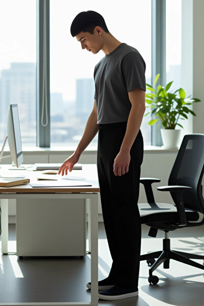 PayBuy Women's High Waist Straight Cut Pique Pants Functional Durable Quality Comfortable Aesthetic Stylish