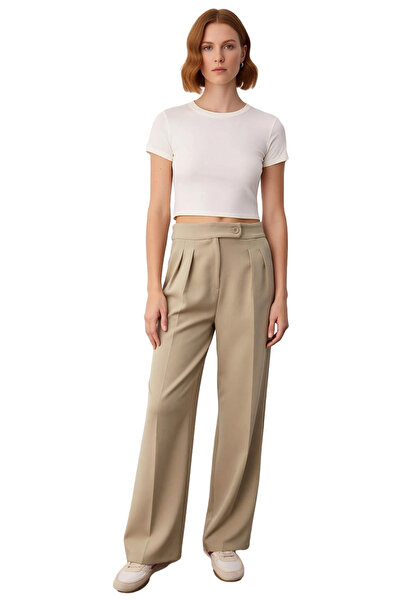 PayBuy Women's Wide Leg Woven Fabric Pants Functional Durable Quality Comfortable Aesthetic Stylish