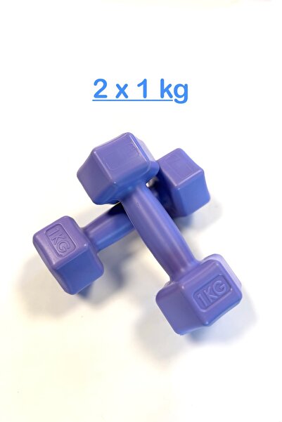 E-HSPORT 1KGX2 ADET PLASTİK DUMBBELL