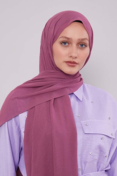 Levidor Fuchsia Frozen Crepe Shawl